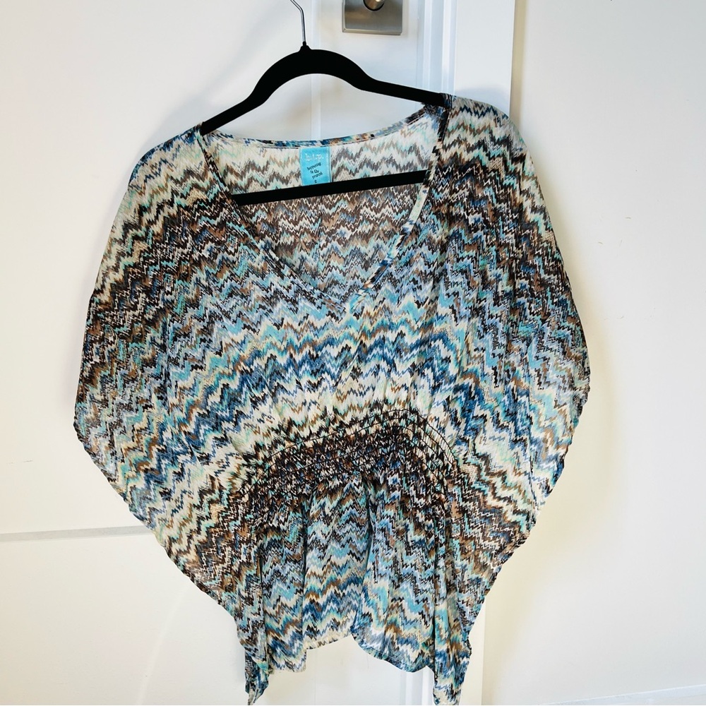 h.i.p. Chevron Patterned Blouse